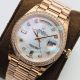 Swiss Replica Rose Gold Rolex Day Date 36 Watch White Mop Dial From EW Factory (3)_th.jpg